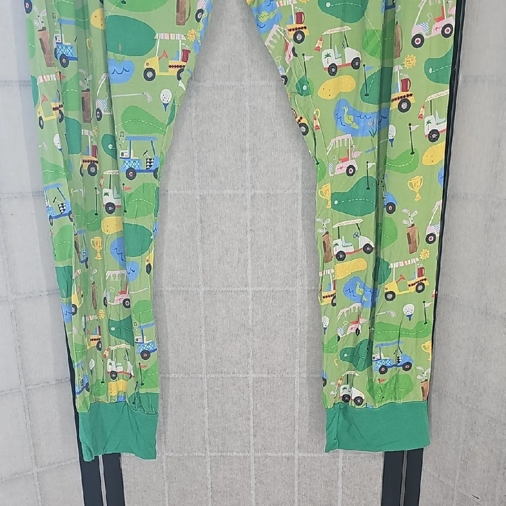 Little Sleepies Green Tractor Pajama Pants Size XXL - Picture 6 of 12